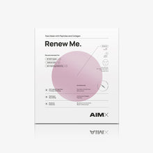 AIMX Sheet mask with peptides and collagen "Renew Me"